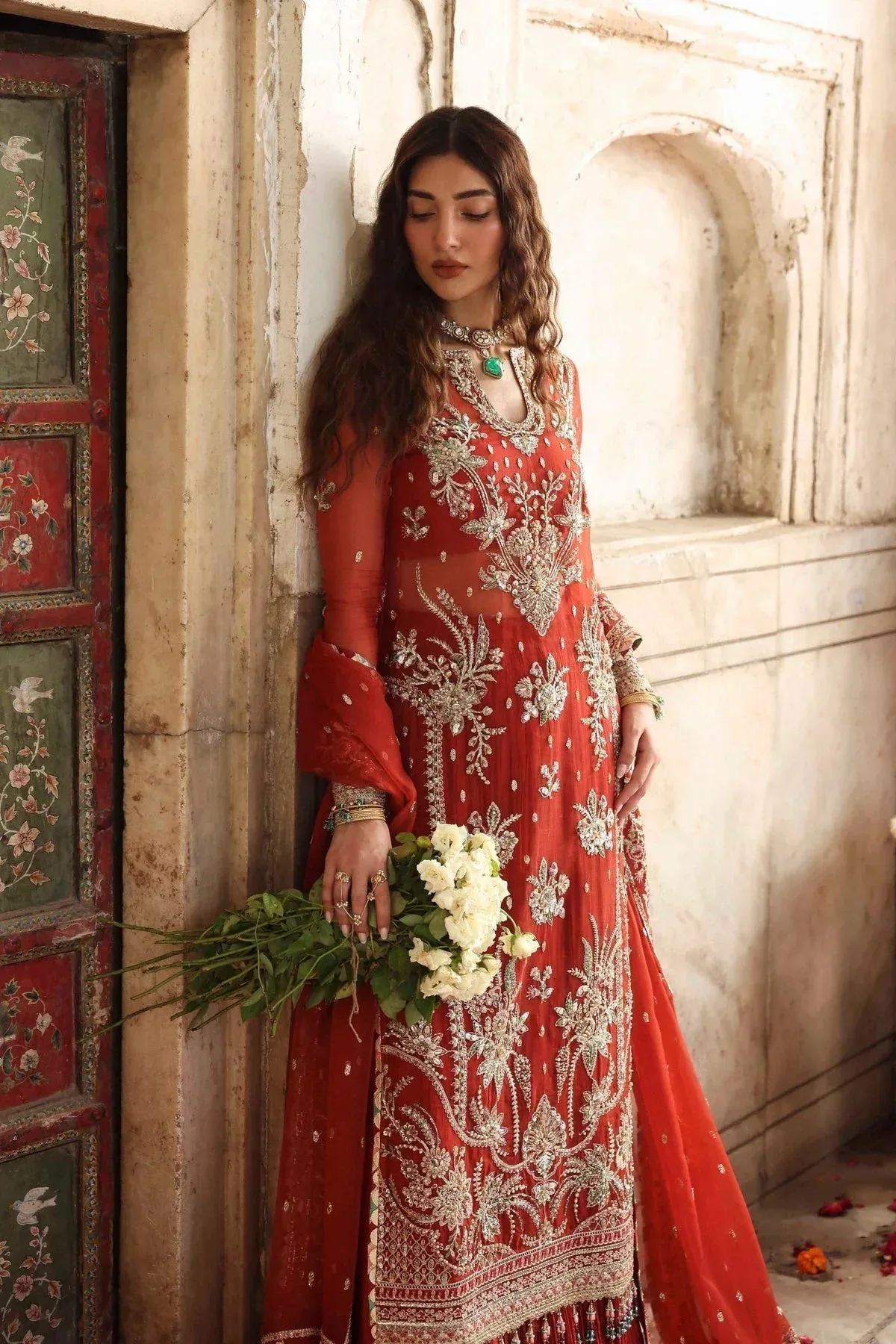 Akbar Aslam Rang Mahal Formals Raw Silk – view 5 – Poshaq