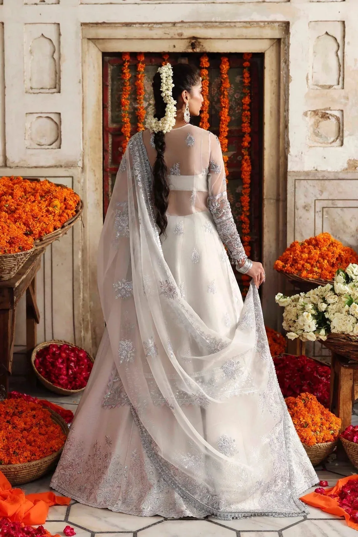 Akbar Aslam Rang Mahal Formals Raw Silk – view 2 – Poshaq