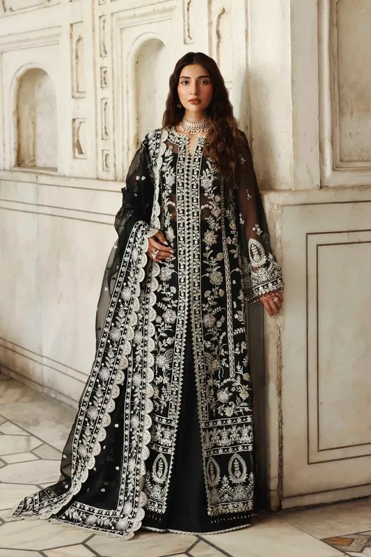 Akbar Aslam Rang Mahal Formals Raw Silk – view 1 – Poshaq