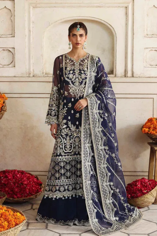 Akbar Aslam Rang Mahal Formals Raw Silk – view 1 – Poshaq