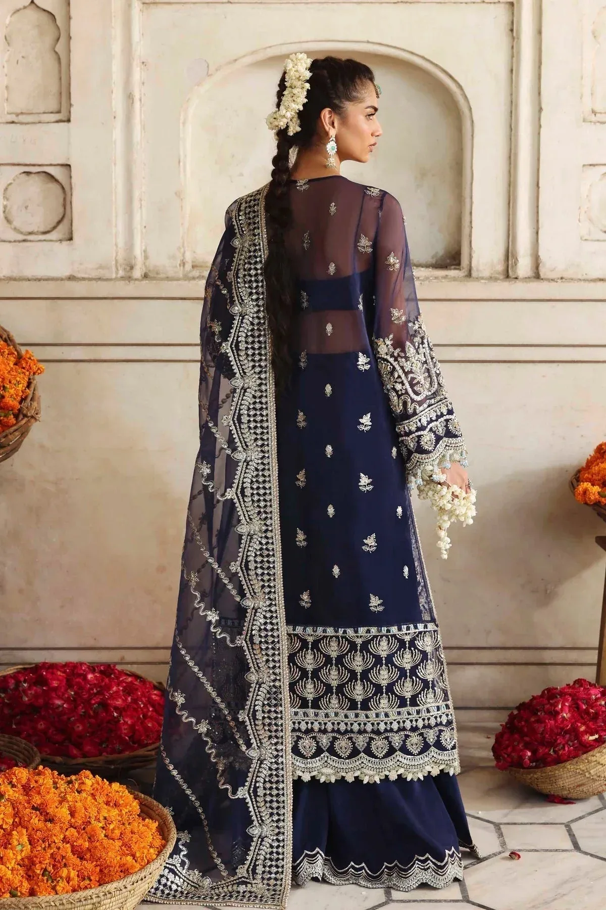 Akbar Aslam Rang Mahal Formals Raw Silk – view 2 – Poshaq