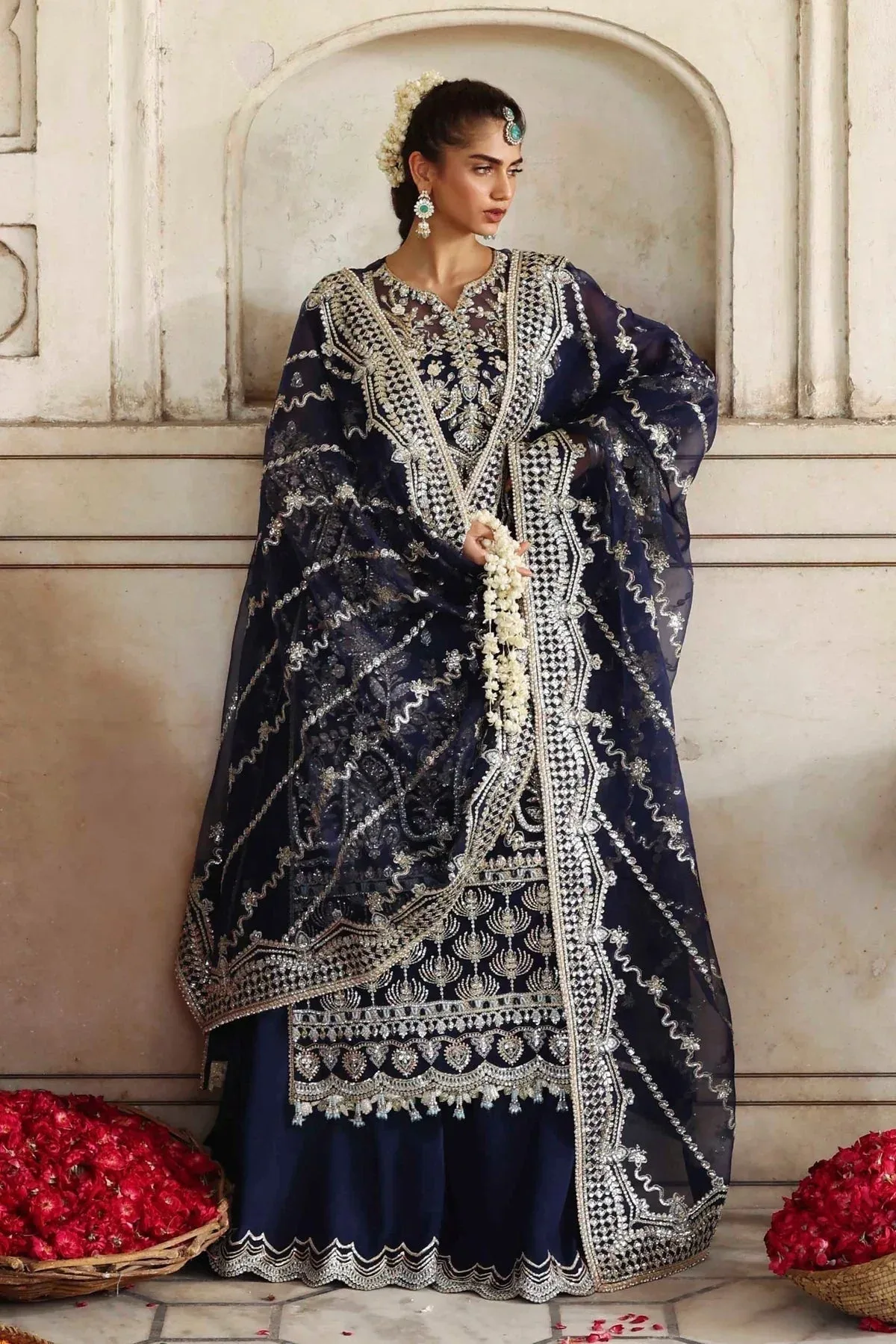 Akbar Aslam Rang Mahal Formals Raw Silk – view 5 – Poshaq