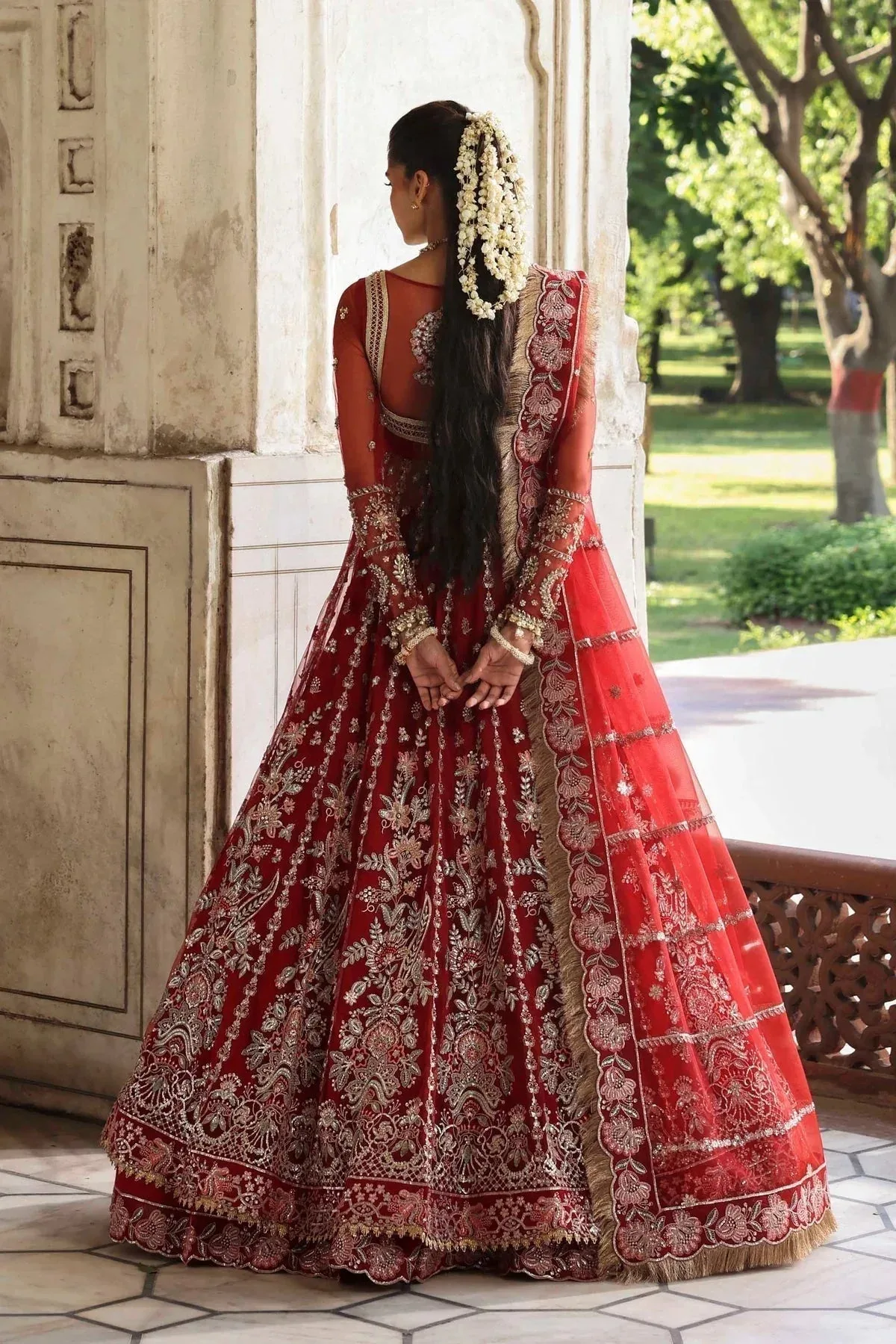 Akbar Aslam Rang Mahal Formals Raw Silk – view 2 – Poshaq