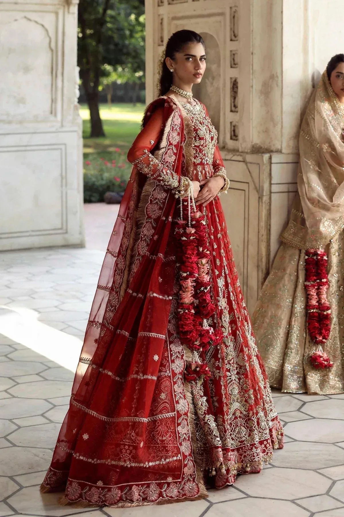 Akbar Aslam Rang Mahal Formals Raw Silk – view 5 – Poshaq