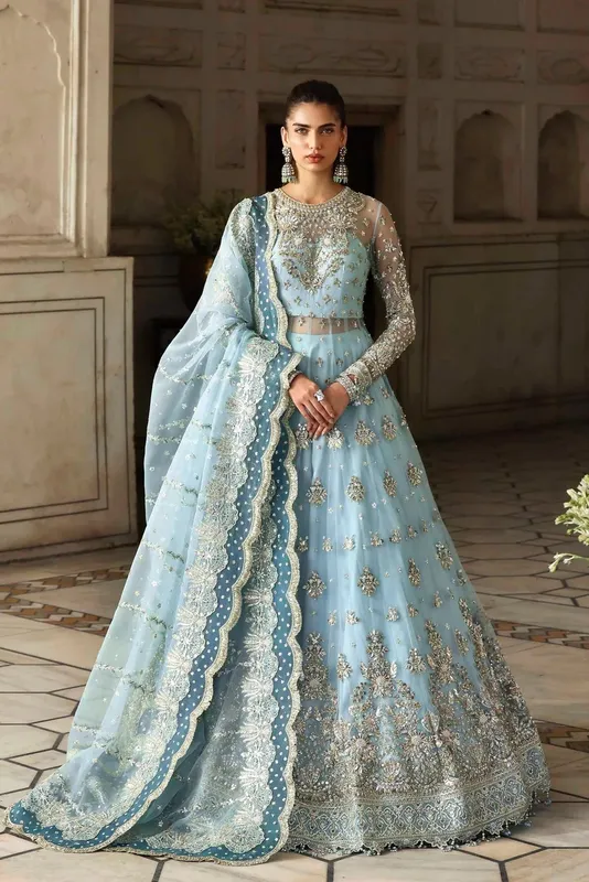Akbar Aslam Rang Mahal Formals Raw Silk – view 1 – Poshaq