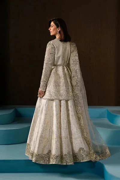Afrozeh Hayat Formals 25 Ivory – view 2 – Poshaq