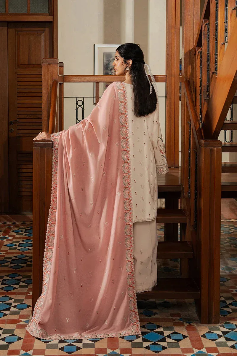 Afrozeh October Winter Pret 25 Ivory – view 2 – Poshaq