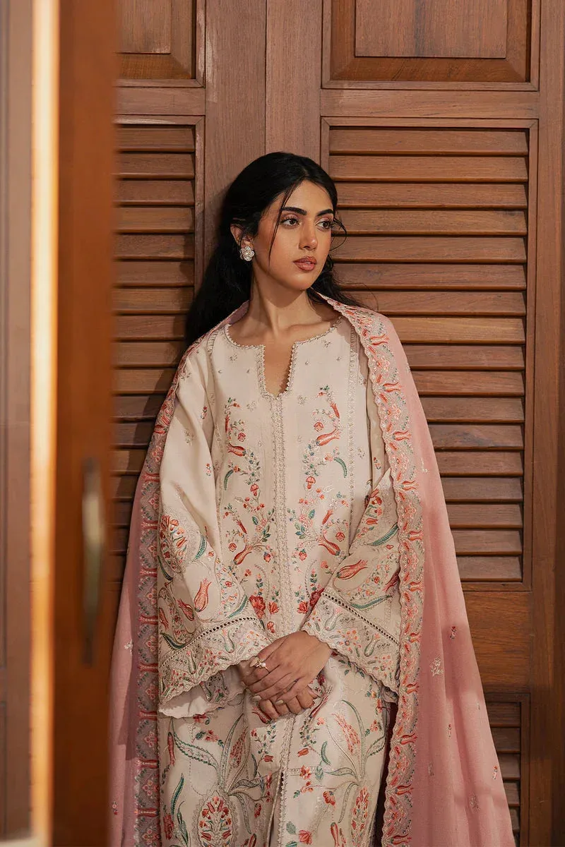 Afrozeh October Winter Pret 25 Ivory – view 4 – Poshaq