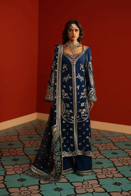 Afrozeh Divani Silk 25 Green Raw Silk – view 1 – Poshaq