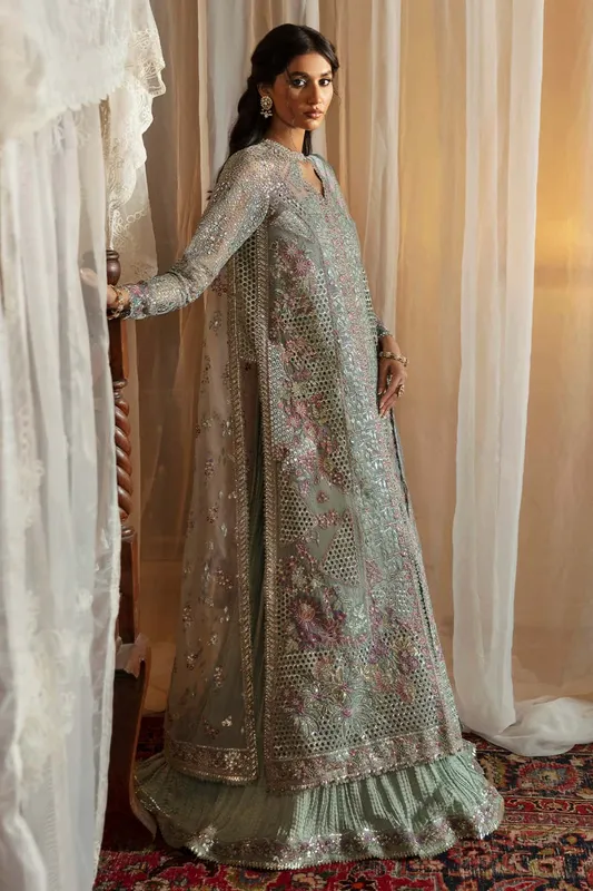 Afrozeh Hayat Formals Raw Silk – view 1 – Poshaq