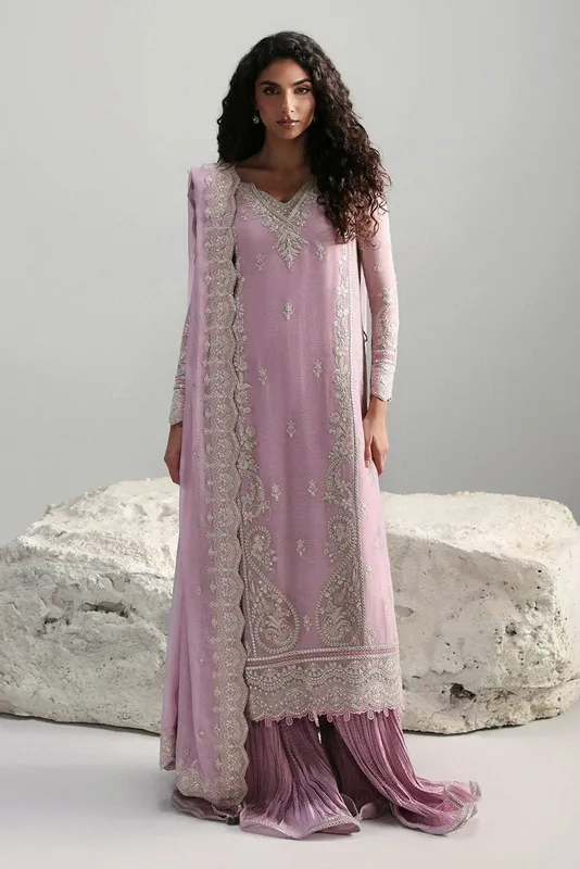 Afrozeh Slate Ready to Wear Silver – view 1 – Poshaq