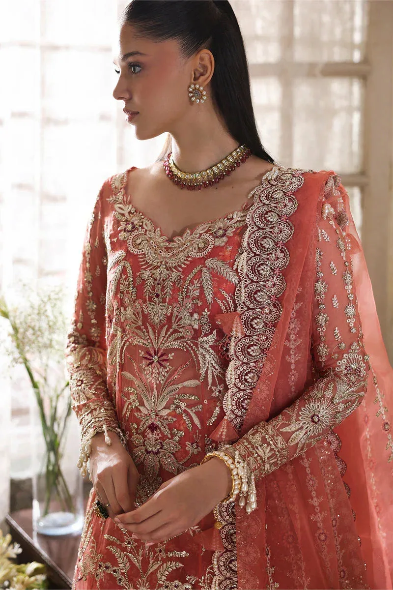 Afrozeh Dastangoi 25 Silver Organza – view 4 – Poshaq