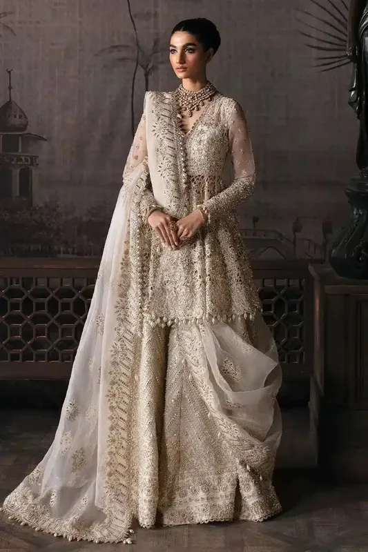 Afrozeh The Brides Edit 23 Raw Silk – view 1 – Poshaq