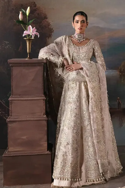 Afrozeh The Brides Edit 23 Raw Silk – view 1 – Poshaq