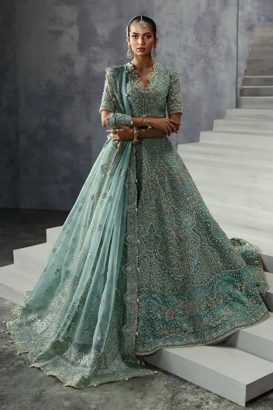 Afrozeh The Brides Edit 24 Raw Silk – view 1 – Poshaq