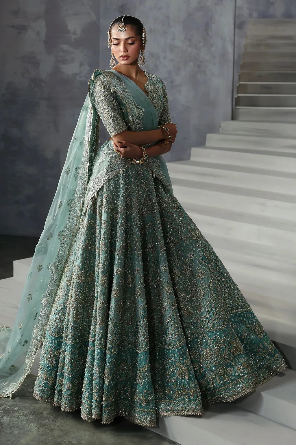 Afrozeh The Brides Edit 24 Raw Silk – view 2 – Poshaq
