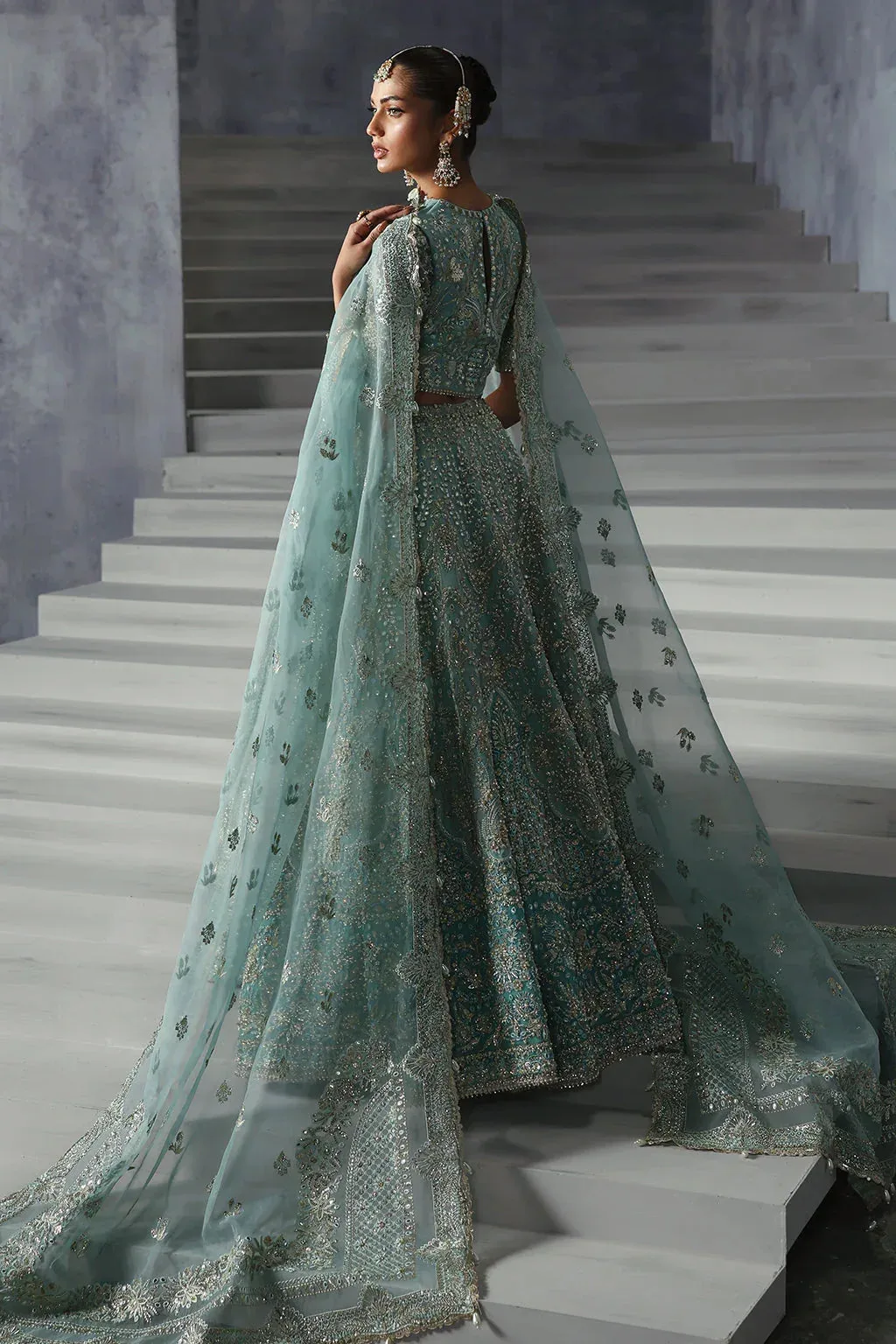 Afrozeh The Brides Edit 24 Raw Silk – view 5 – Poshaq
