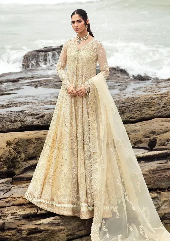 Afrozeh Dastangoi Wedding Formal'24 Raw Silk – view 1 – Poshaq