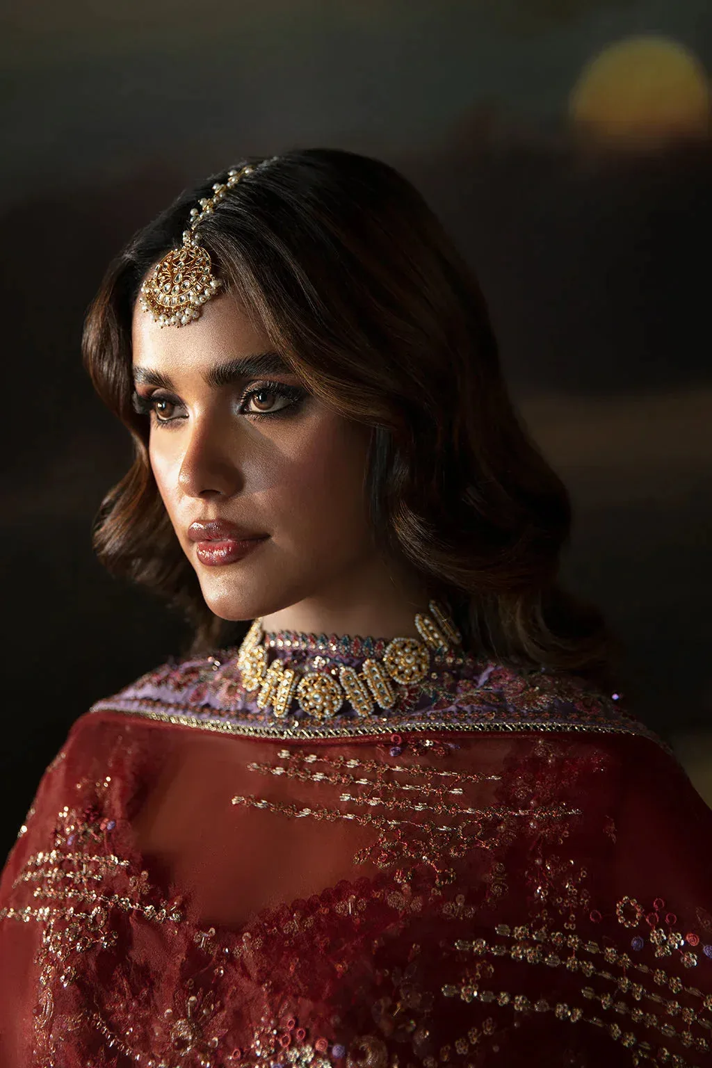 Afrozeh Hayat Wedding Formals 24 Organza – view 7 – Poshaq