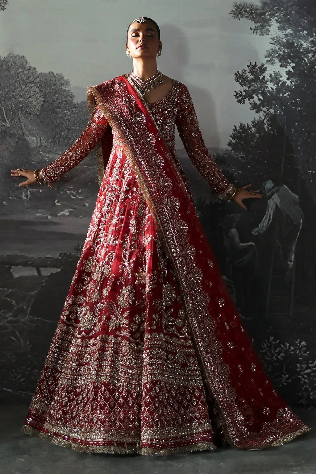 Afrozeh The Brides Edit 24 Raw Silk – view 1 – Poshaq
