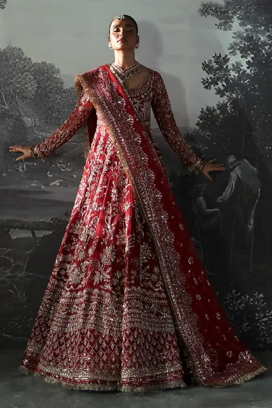 Afrozeh The Brides Edit 24 Raw Silk – view 1 – Poshaq