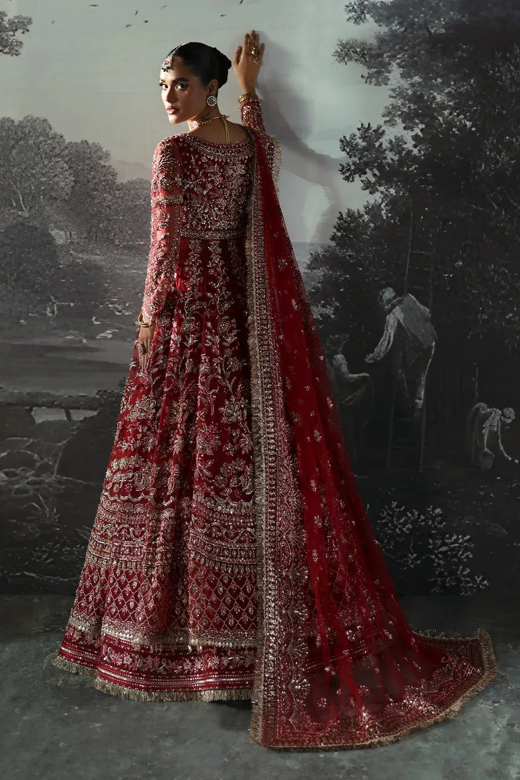 Afrozeh The Brides Edit 24 Raw Silk – view 2 – Poshaq