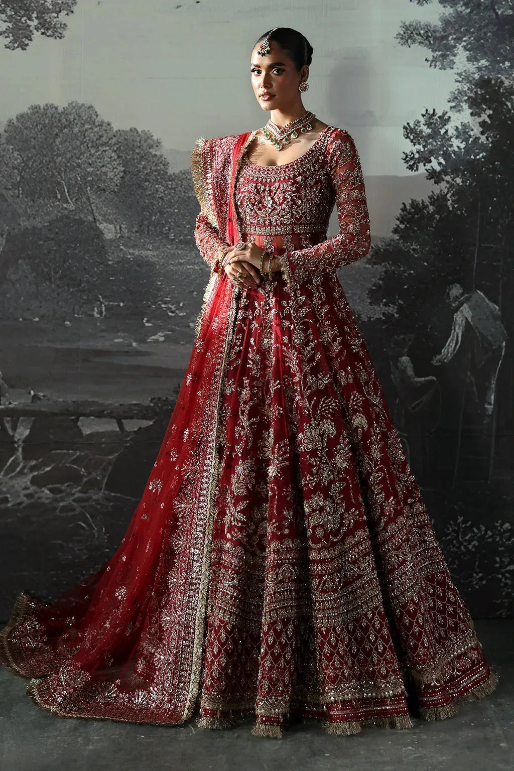 Afrozeh The Brides Edit 24 Raw Silk – view 5 – Poshaq