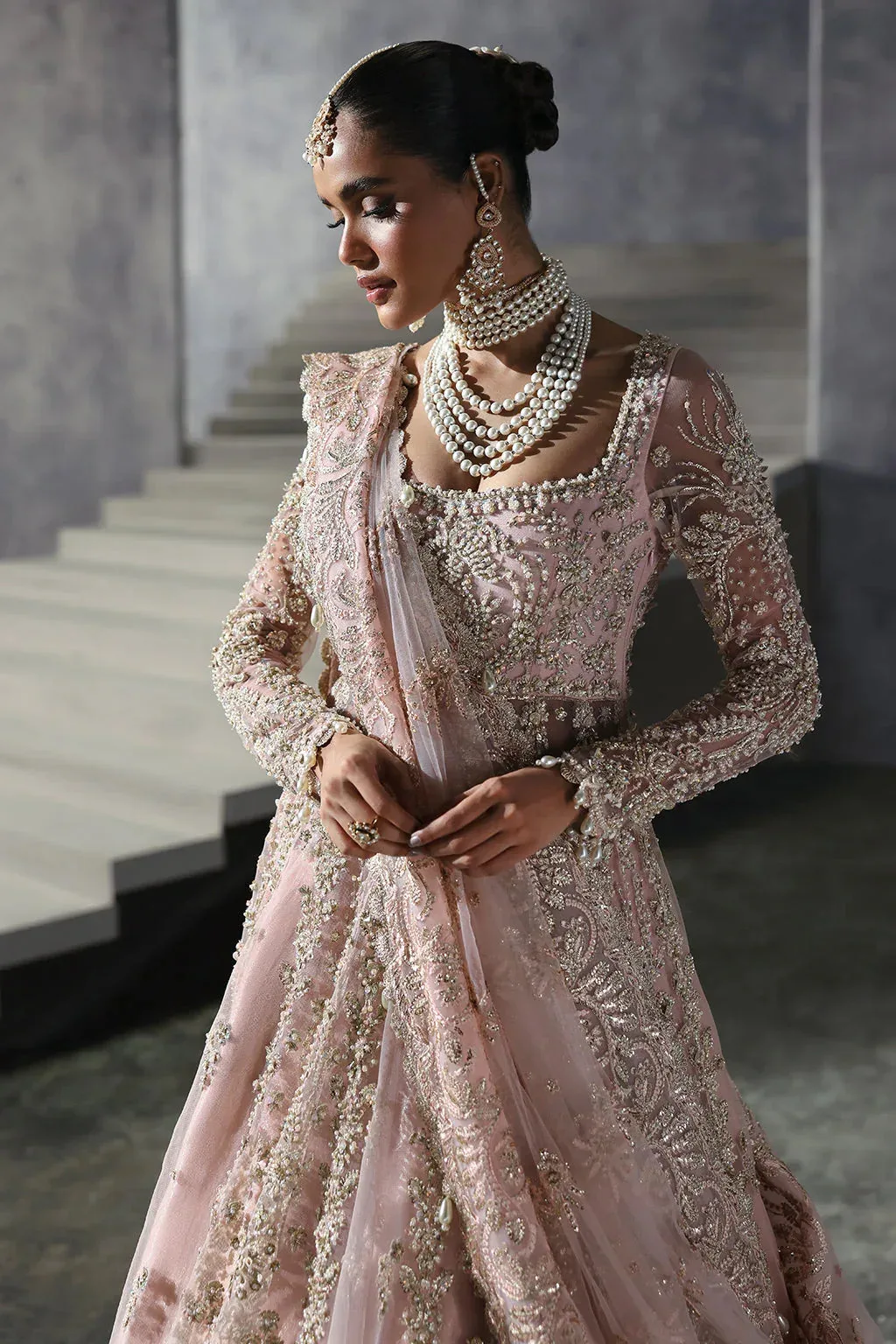 Afrozeh The Brides Edit 24 Raw Silk – view 3 – Poshaq