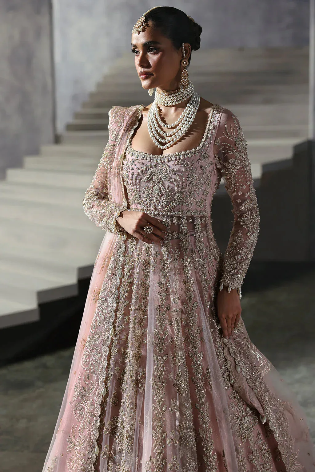 Afrozeh The Brides Edit 24 Raw Silk – view 4 – Poshaq