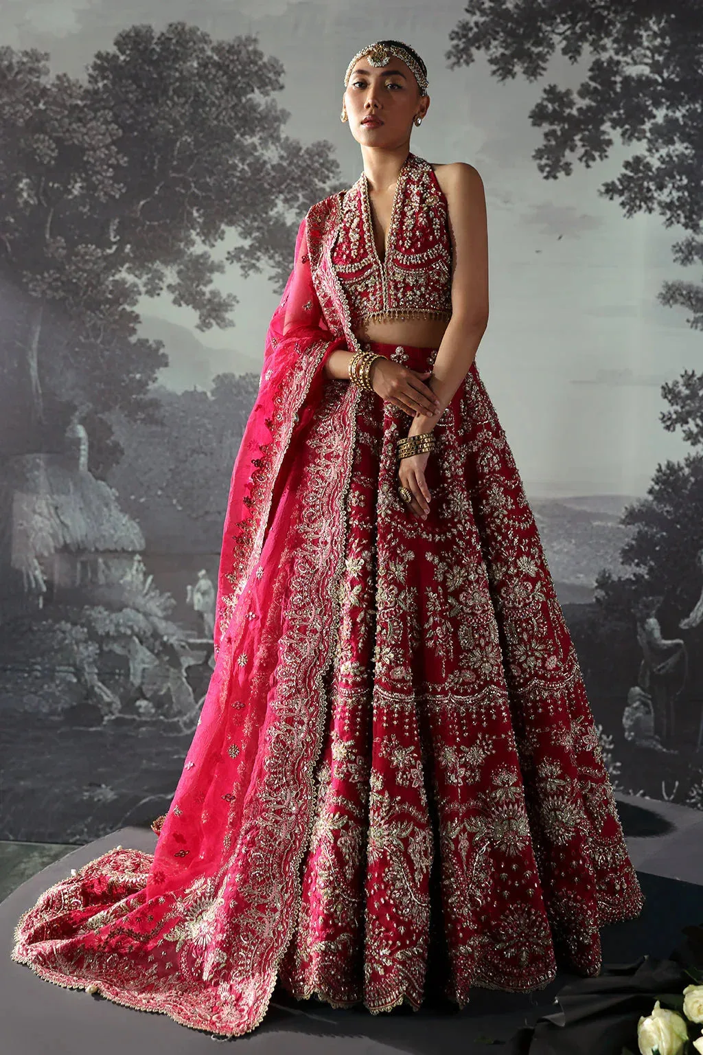 Afrozeh The Brides Edit 24 Raw Silk – view 1 – Poshaq