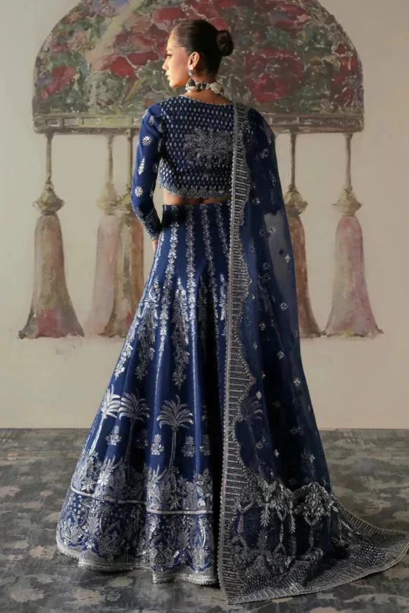 Afrozeh DIVANI SILK EDIT '25 Silver Raw Silk – view 2 – Poshaq