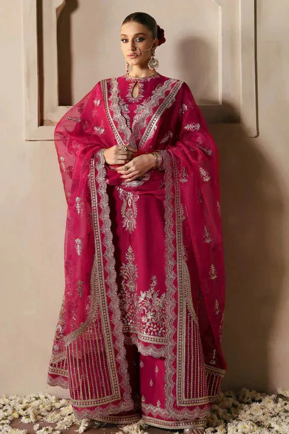 Afrozeh DIVANI SILK EDIT '25 Pink Raw Silk – view 2 – Poshaq