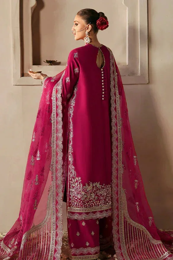 Afrozeh DIVANI SILK EDIT '25 Pink Raw Silk – view 3 – Poshaq