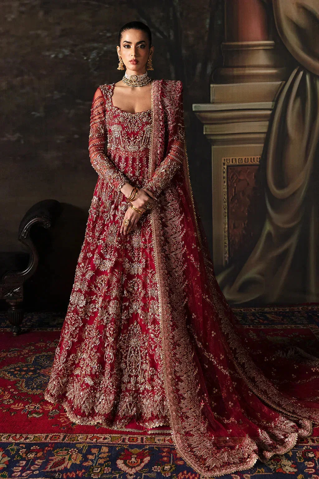 Afrozeh The Brides Edit 23 Raw Silk – view 1 – Poshaq