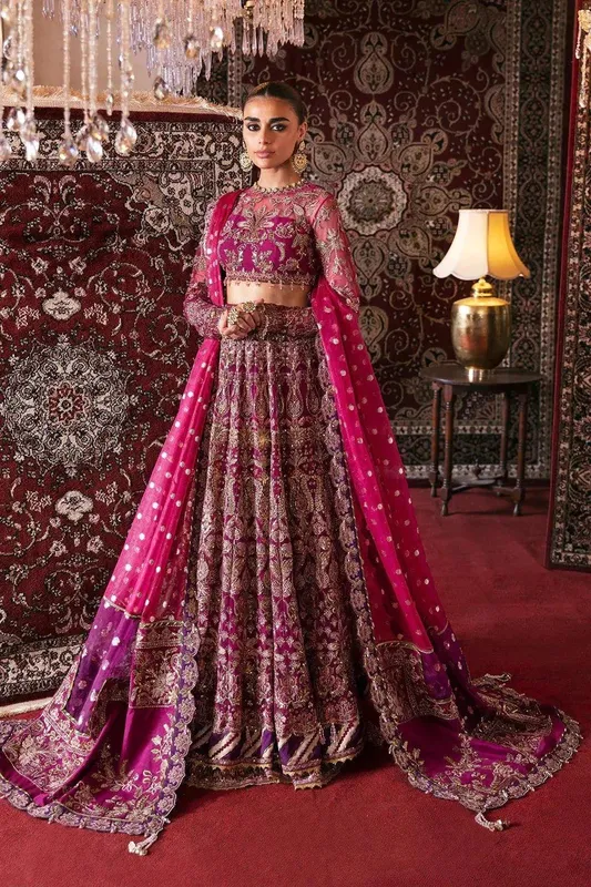 Afrozeh Hayat Wedding Formals 23 Raw Silk – view 1 – Poshaq