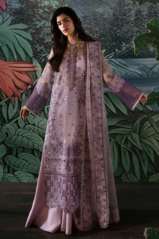 Afrozeh La Fuchsia Festive 24 Fuchsia Raw Silk – view 1 – Poshaq