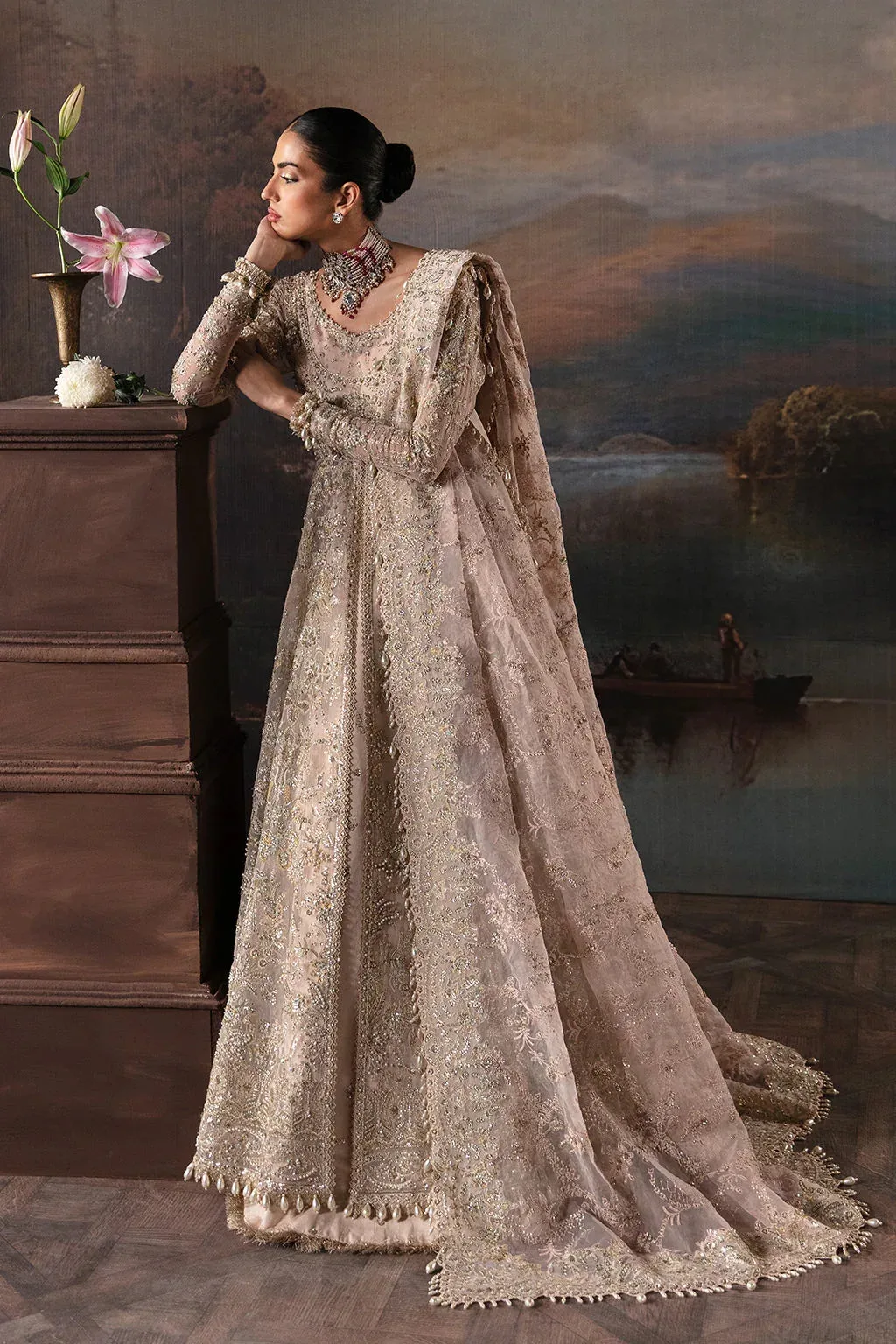 Afrozeh Raw Silk – view 3 – Poshaq