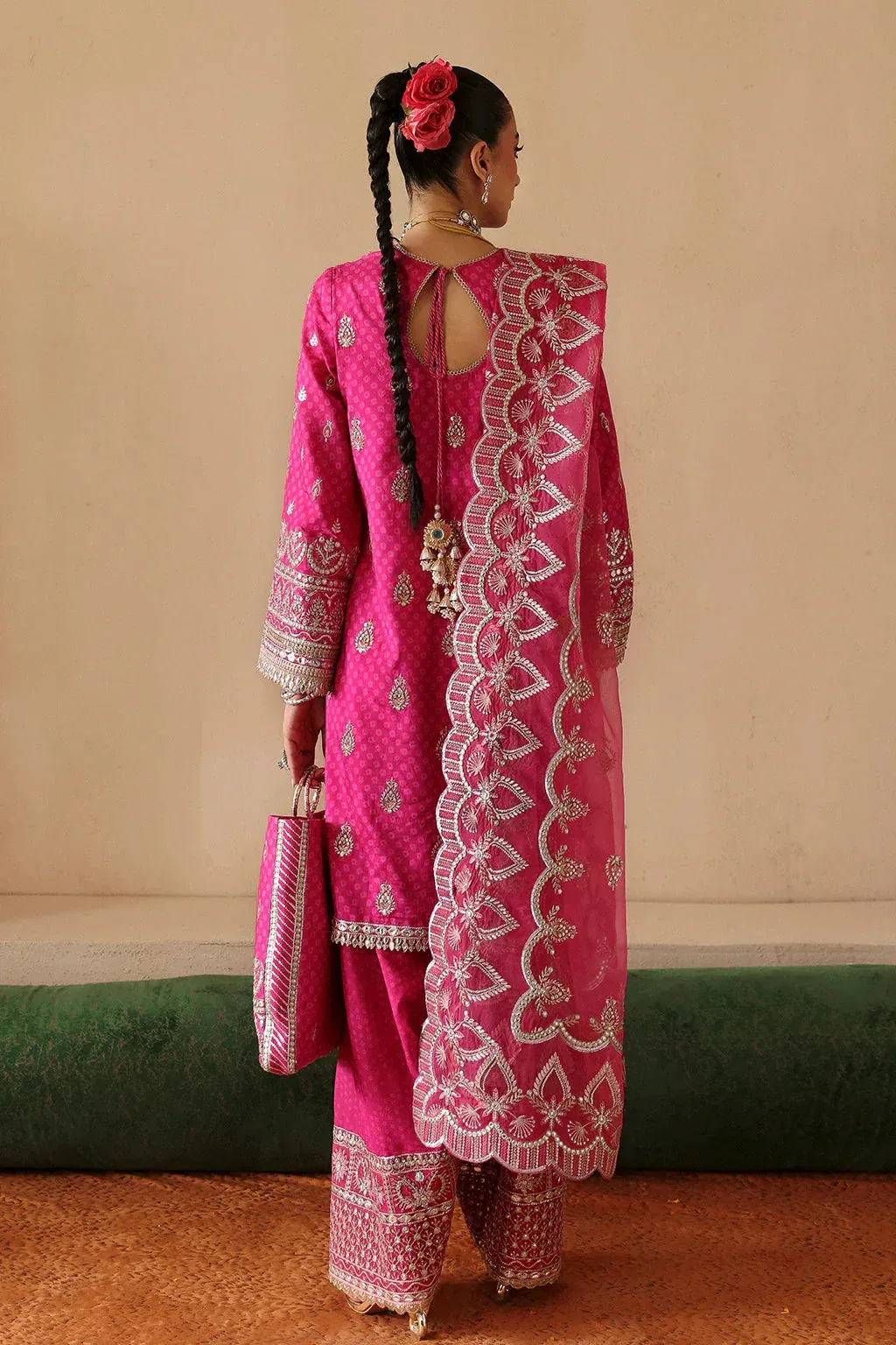 Afrozeh Raw Silk – view 2 – Poshaq