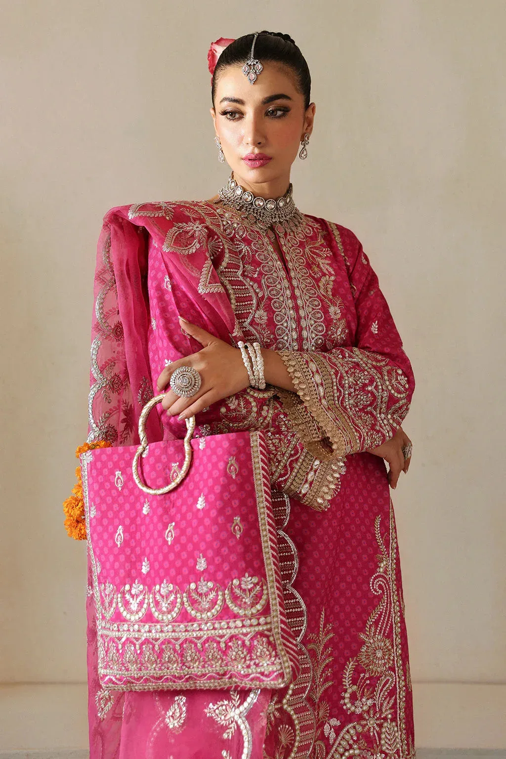 Afrozeh Raw Silk – view 3 – Poshaq
