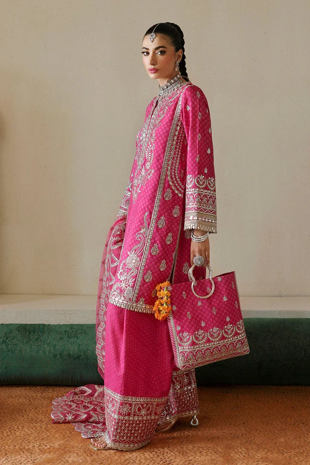 Afrozeh Raw Silk – view 6 – Poshaq