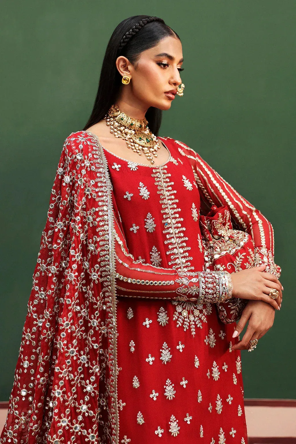 Afrozeh Raw Silk – view 5 – Poshaq