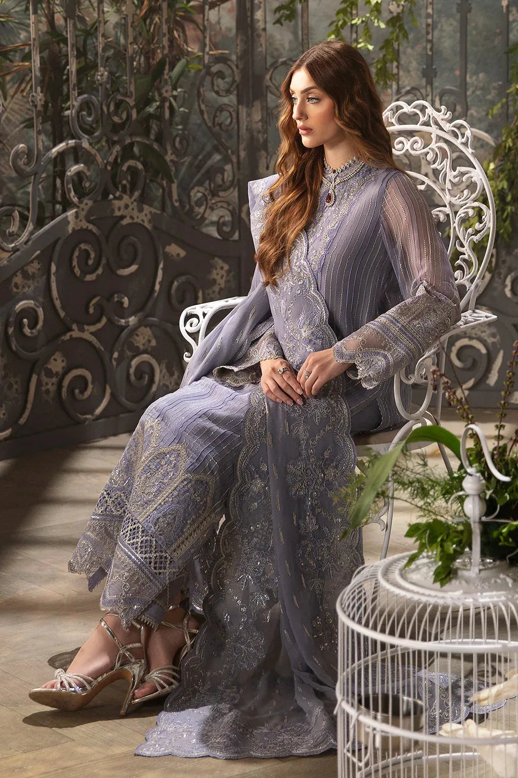 Afrozeh Raw Silk – view 2 – Poshaq