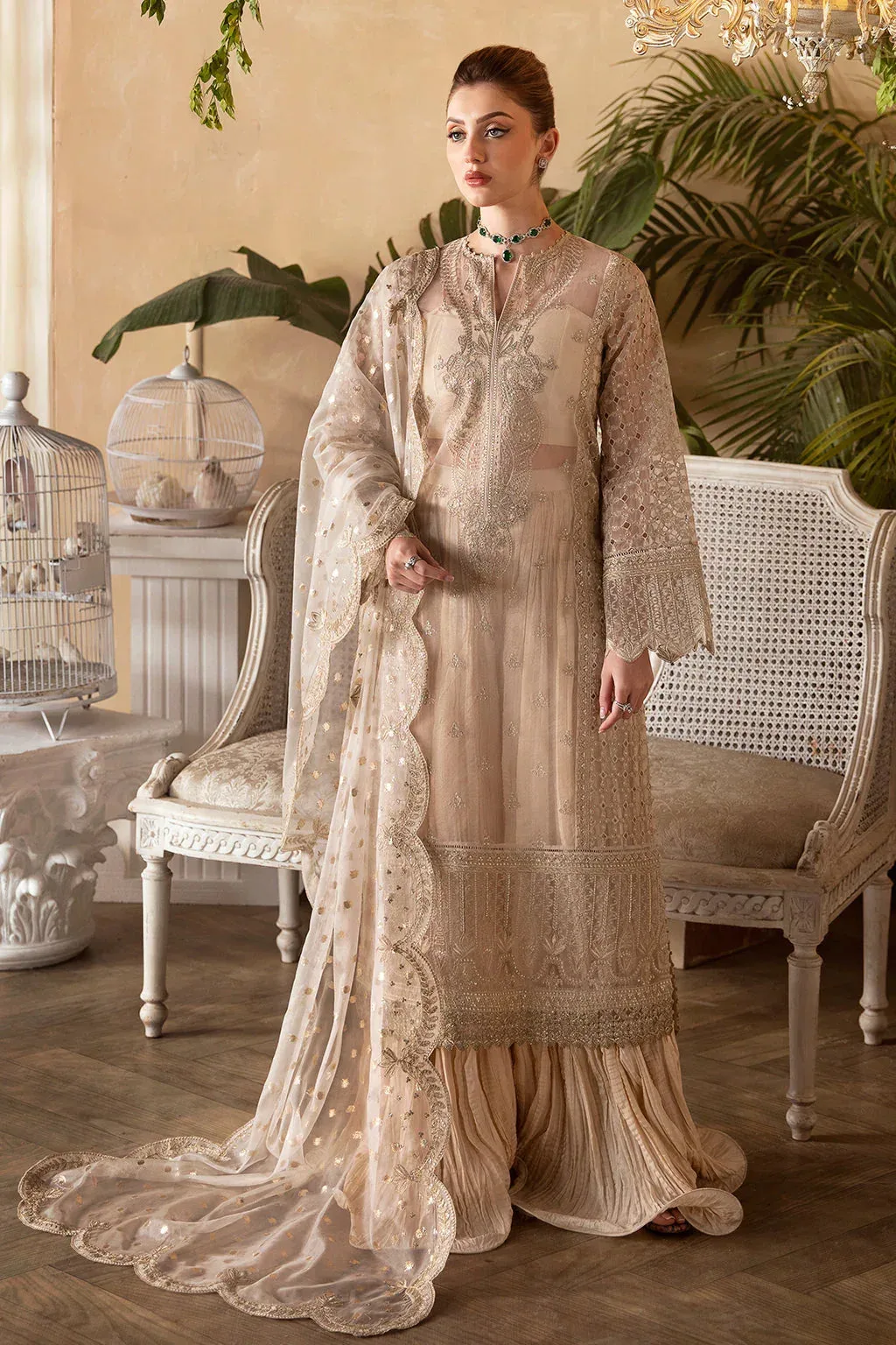 Afrozeh Raw Silk – view 1 – Poshaq