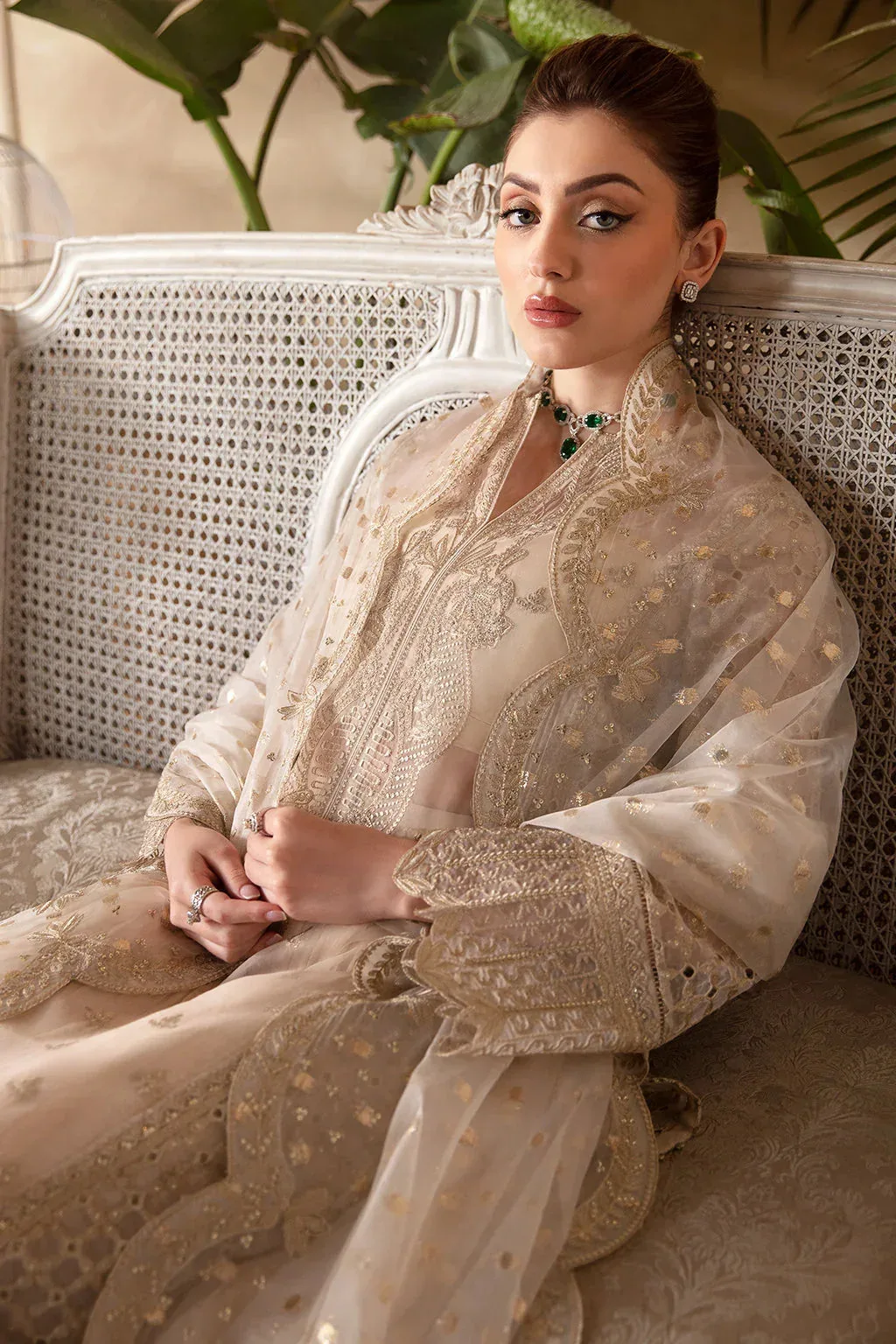 Afrozeh Raw Silk – view 2 – Poshaq