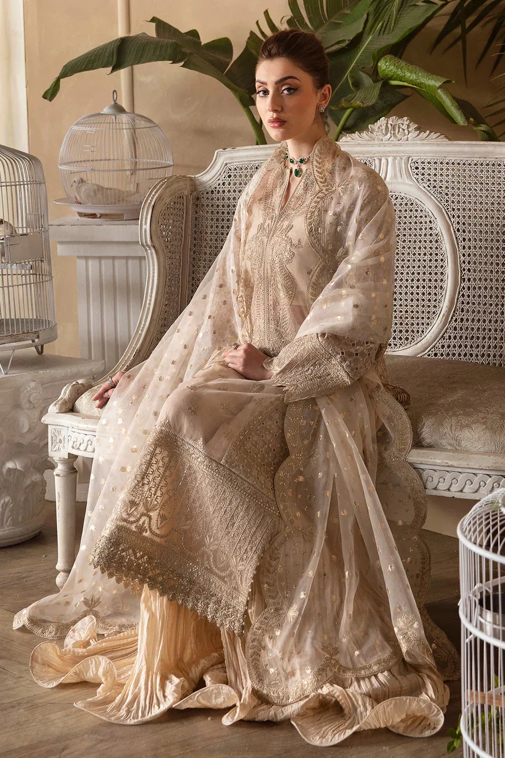 Afrozeh Raw Silk – view 3 – Poshaq