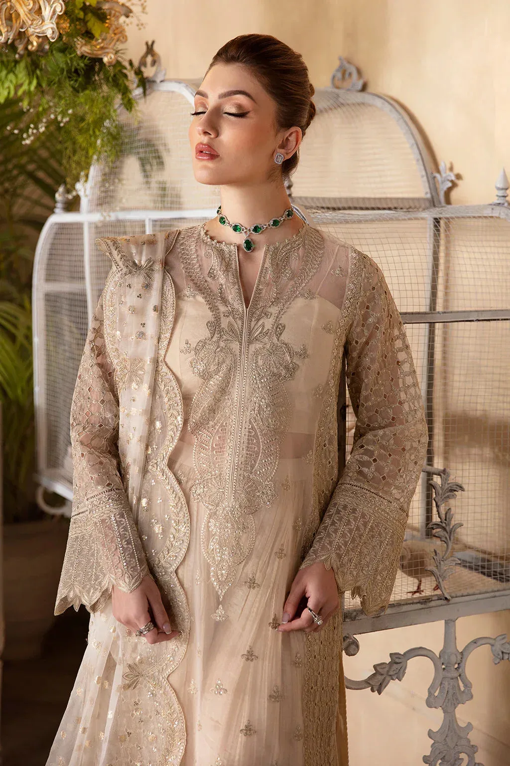 Afrozeh Raw Silk – view 4 – Poshaq