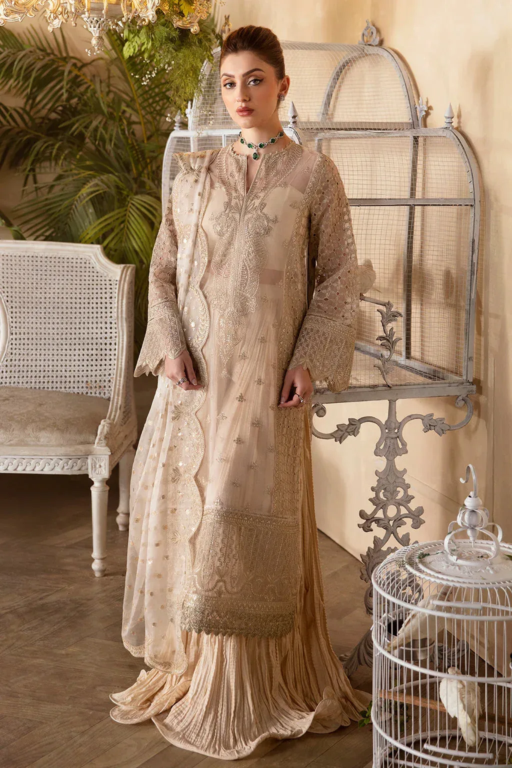 Afrozeh Raw Silk – view 5 – Poshaq