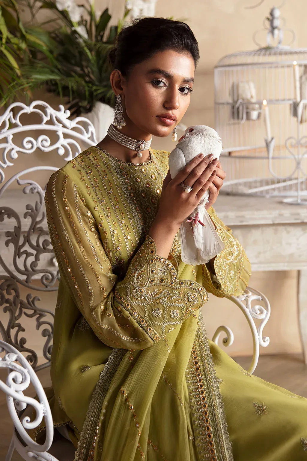 Afrozeh Raw Silk – view 2 – Poshaq