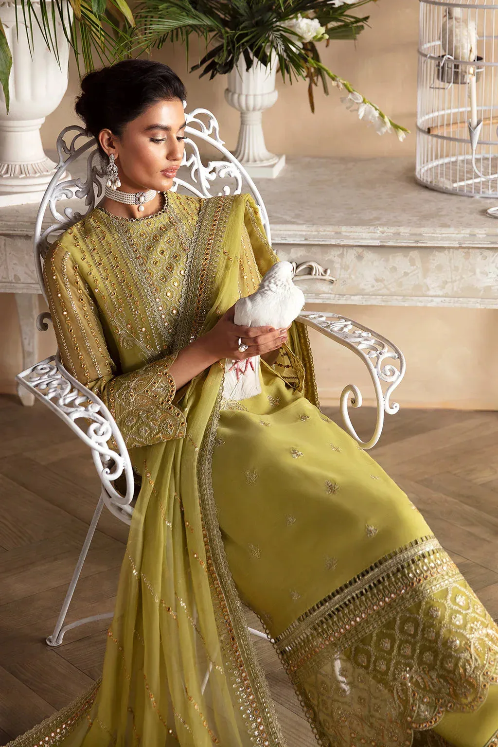 Afrozeh Raw Silk – view 5 – Poshaq