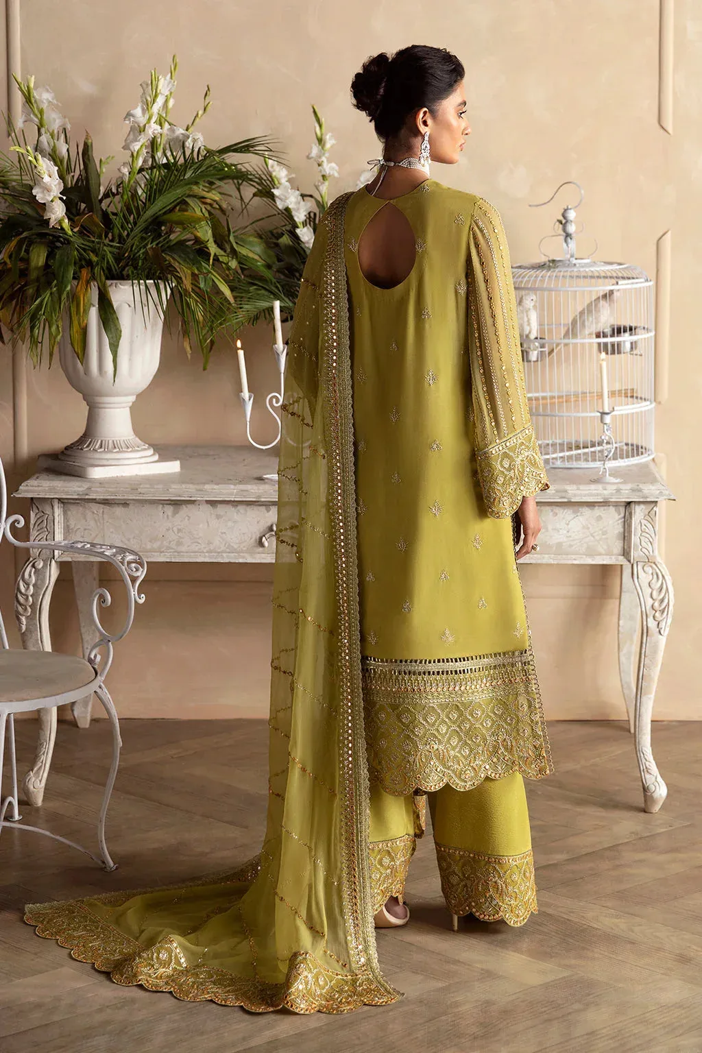 Afrozeh Raw Silk – view 6 – Poshaq